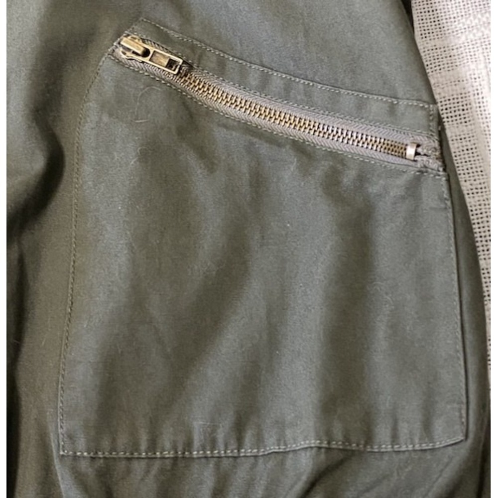 Freebird‎ Patch Bomber Jacket Womens M Olive Military Utility Y2K Streetwear - Picture 9 of 16